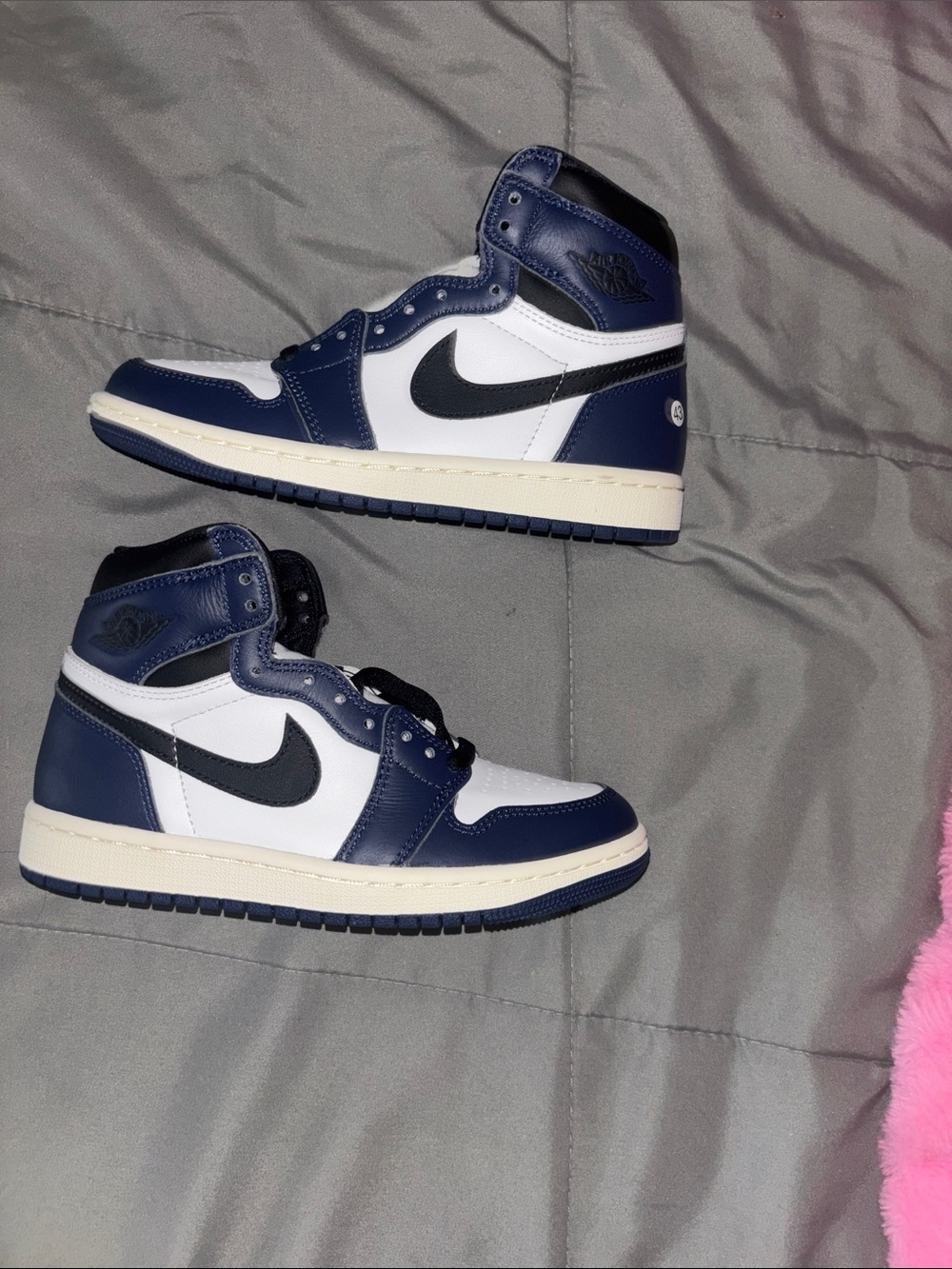 Nike Air Jordan 1 High Navy White Black Accent